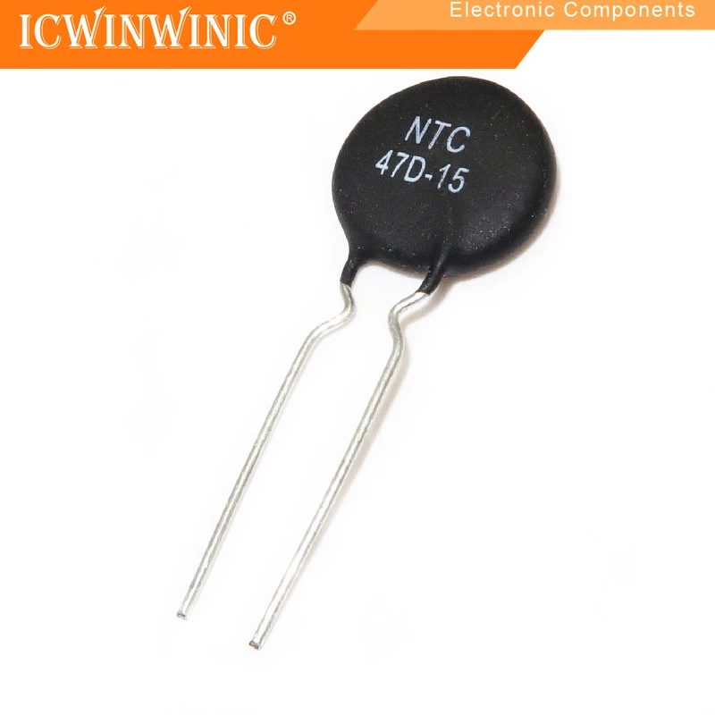 5 шт. NTC термистор NTC47D-15 47D-15 резистор с отрицательным температурным коэффициентом