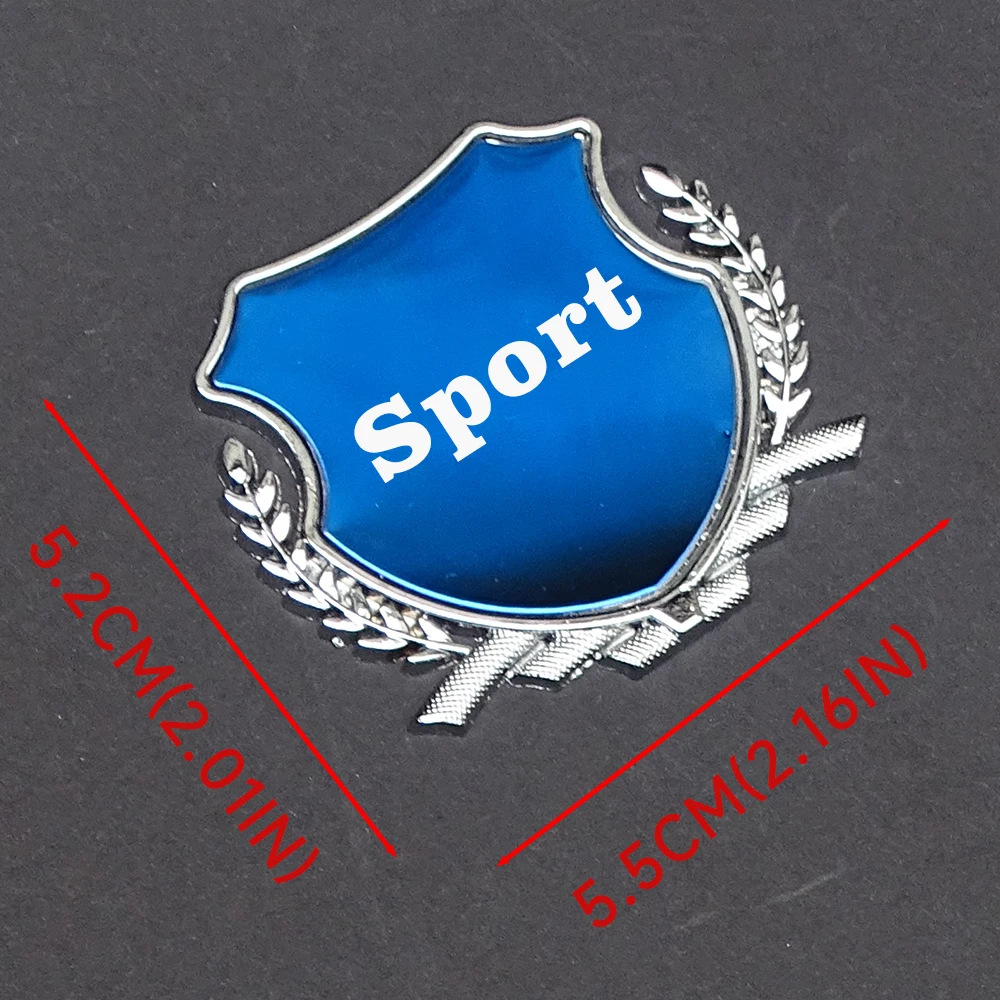 3D металлические наклейки на скутер с ушками пшеницы мотоциклетные боковые