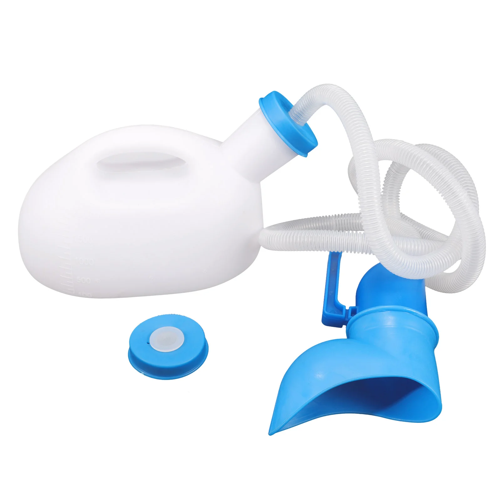 

Portable Urinal Large Capacity Spill Proof Urinal Men Urine Bottle for with Lid and Hose