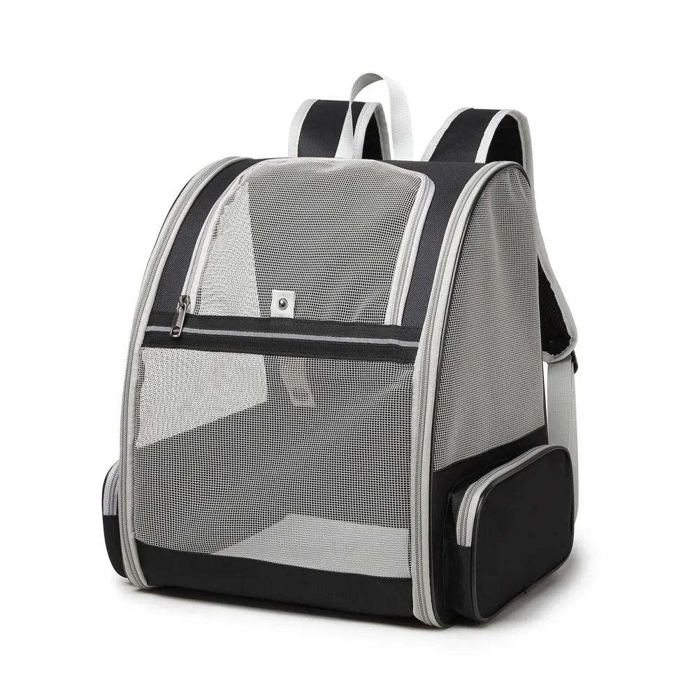 

Pets Carrier Backpack Breathable Foldable Cat Travel Outdoor Capacity Shoulder Bag Dogs Cats Portable Handbag Transport Bag