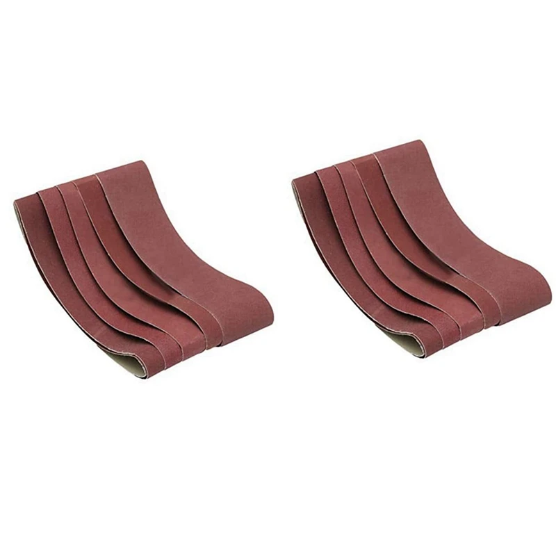

10 Pcs 100 X 915mm Sanding Belt 4 X 36 Inch Sanding Screen Abrasive Band, 5 Pcs 60 120 180 240 320 Girt & 5 Pcs 120 Girt