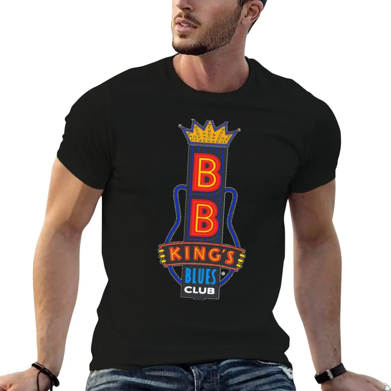 Фото Забавная хлопковая рубашка Beale BB ST для мужчин, футболка Kings, персонализированная футболка №1
