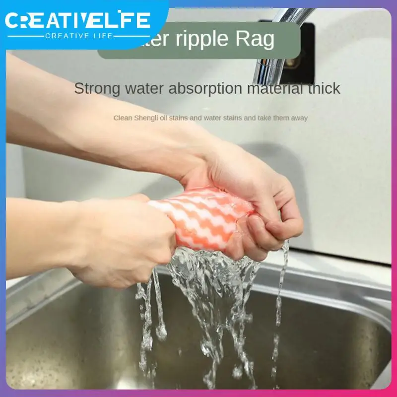 

Water And Oil Absorption Non Stick Oil Cleaning Cloth Dry And Wet Dual Use Strong Oil Adsorption Kitchen Cloth Microfibre Rag