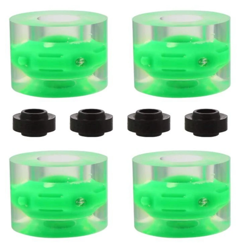 

Surf Bridge LED Long Board Brush Street Fancy Wheel PU Flash Wheel Colorful Dance Board Skateboard Big Wheel,70X51mm