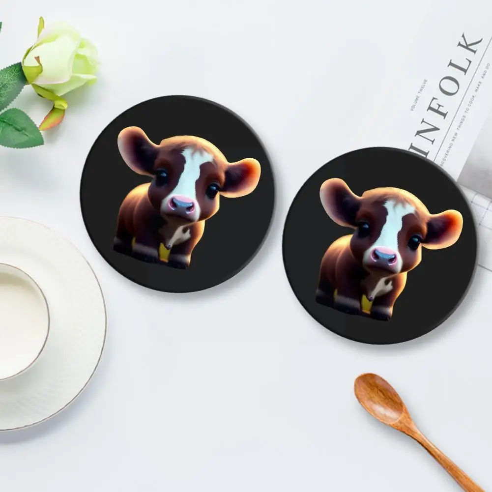 

1 пара, подставки для капельного клея в виде милой коровы