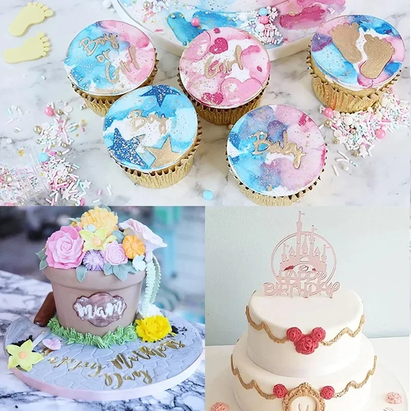 Новинка 2024 инструменты для выпечки тортов объемный алфавит с цифрами рельефная