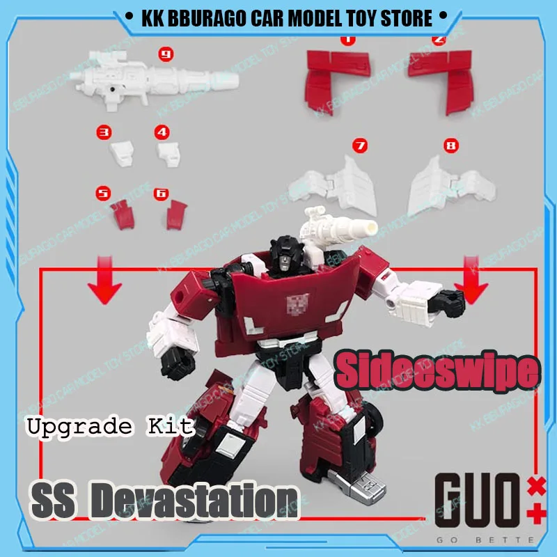 Фото GUO Studio Transformation SS Devastation Sideswipe Studio Series, комплект обновлений для экшн-фигурок, аксессуары GO BETTER, подарок для мальчика №1