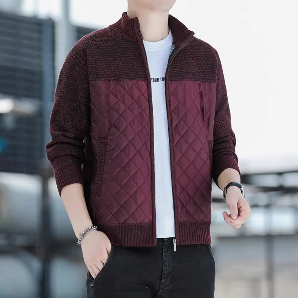 Мужские повседневные свободные свитера кардиган свитшоты на молнии мужской с