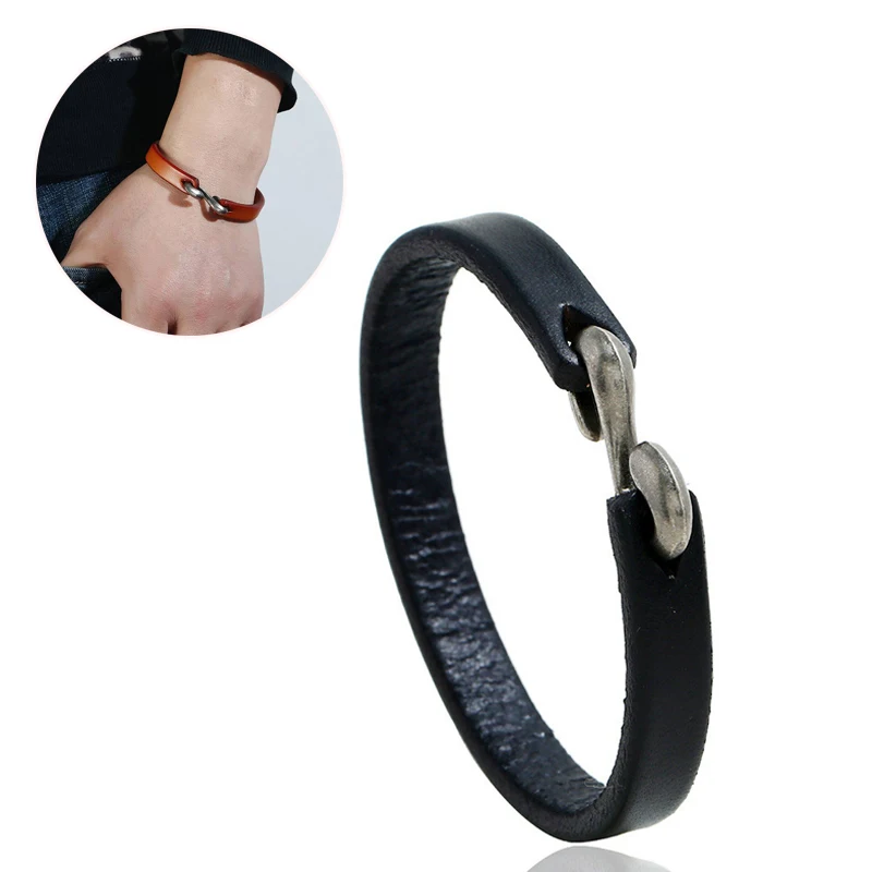 

Handmade Bracelet Men and Women High Quality Vintage Genuine Leather Fashion