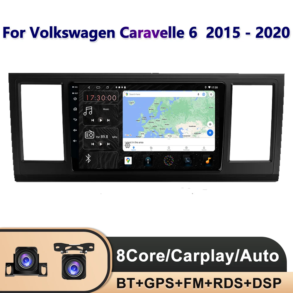 

PEERCE For Volkswagen Caravelle 6 T6.1 T6 2015-2020Car Radio Multimedia Video Player Navigation GPS Android11 2DIN Carplay Auto