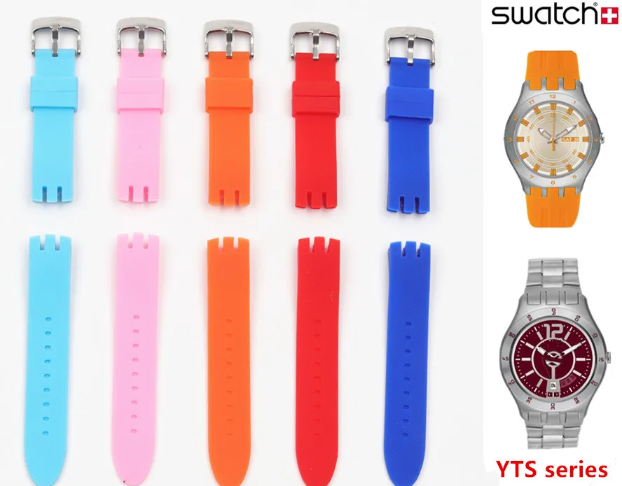 

Ремешок для часов, аксессуары для часов, ремешок для телефона 20 мм, мягкий силиконовый ремешок для часов YTS401 402 409 713 YTB400, мужской женский реме...