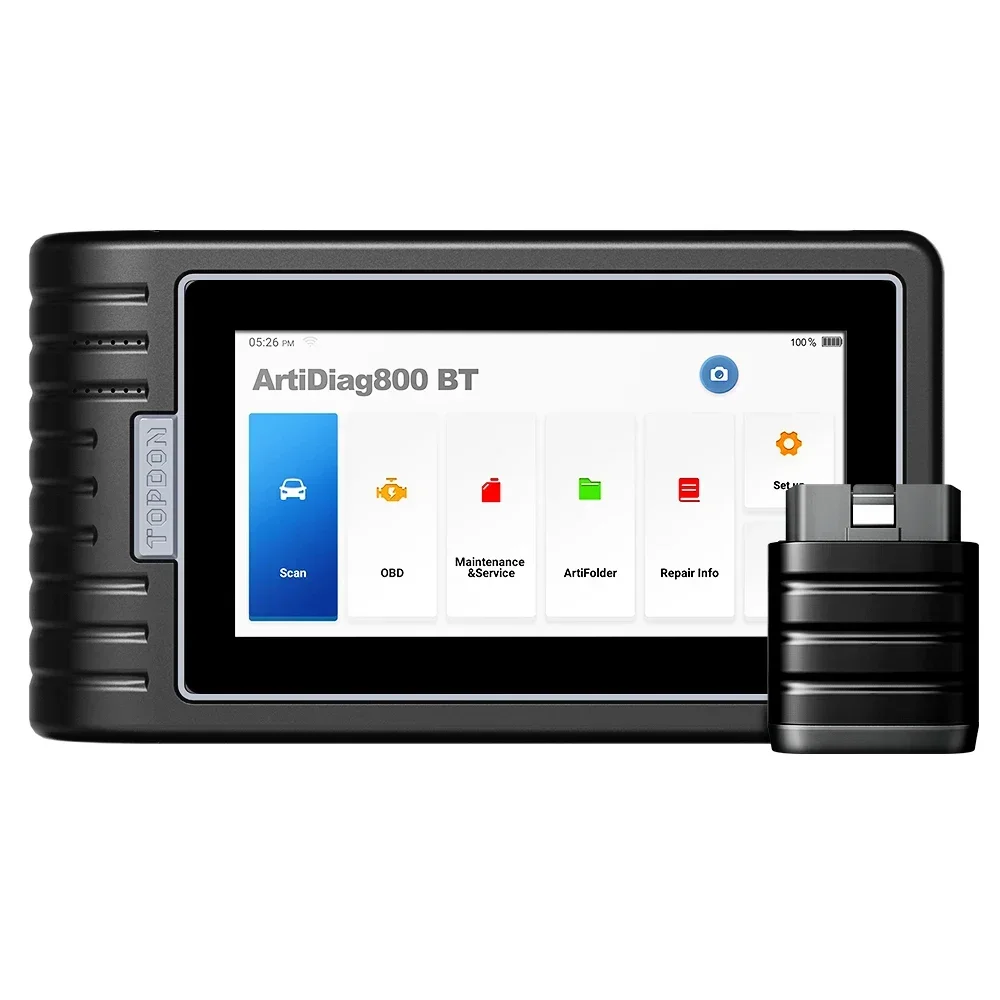 Фото TOPDON ArtiDiag800 BT Obd2 Diagnostic 'Scanne' Оборудование для диагностики неисправностей автомобиля Инструмент для диагностики двигателя Диазоно Автоматический сканер №1