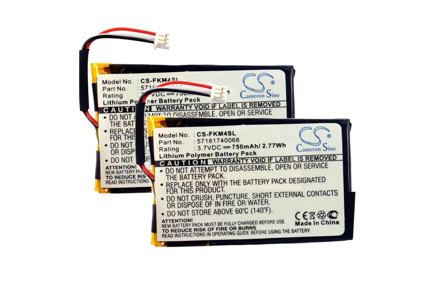 

2 аккумулятора 750 мА для FALK M2, M4, M6, M8 57181740068