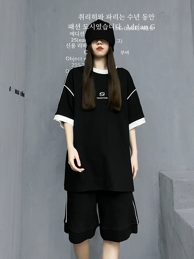 Оригинальный модный бренд Duofu Cat летняя белая Повседневная футболка с коротким