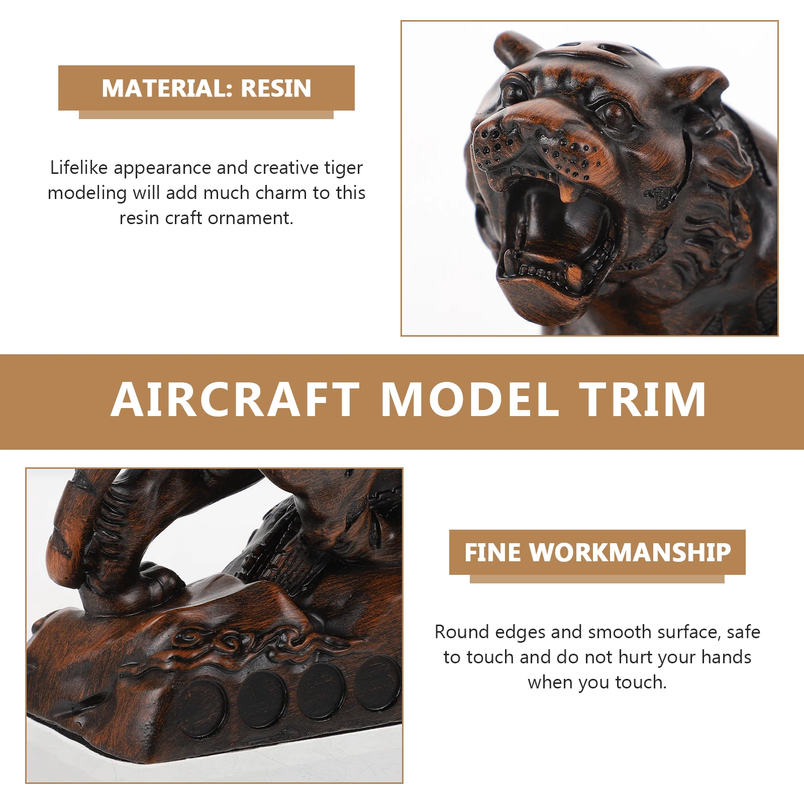 2022 новый год смола тигр знаки китайского зодиака натуральная создание подарков