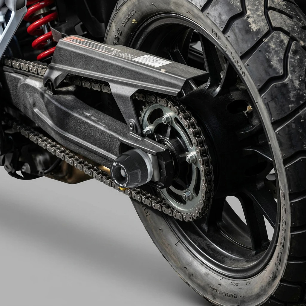 Фото Для мотоциклов SUZUKI V-Strom 1000 1050 X/XT GTA: Комплект защитных чехлов для шпинделей (2014-2023 г.в.) №5
