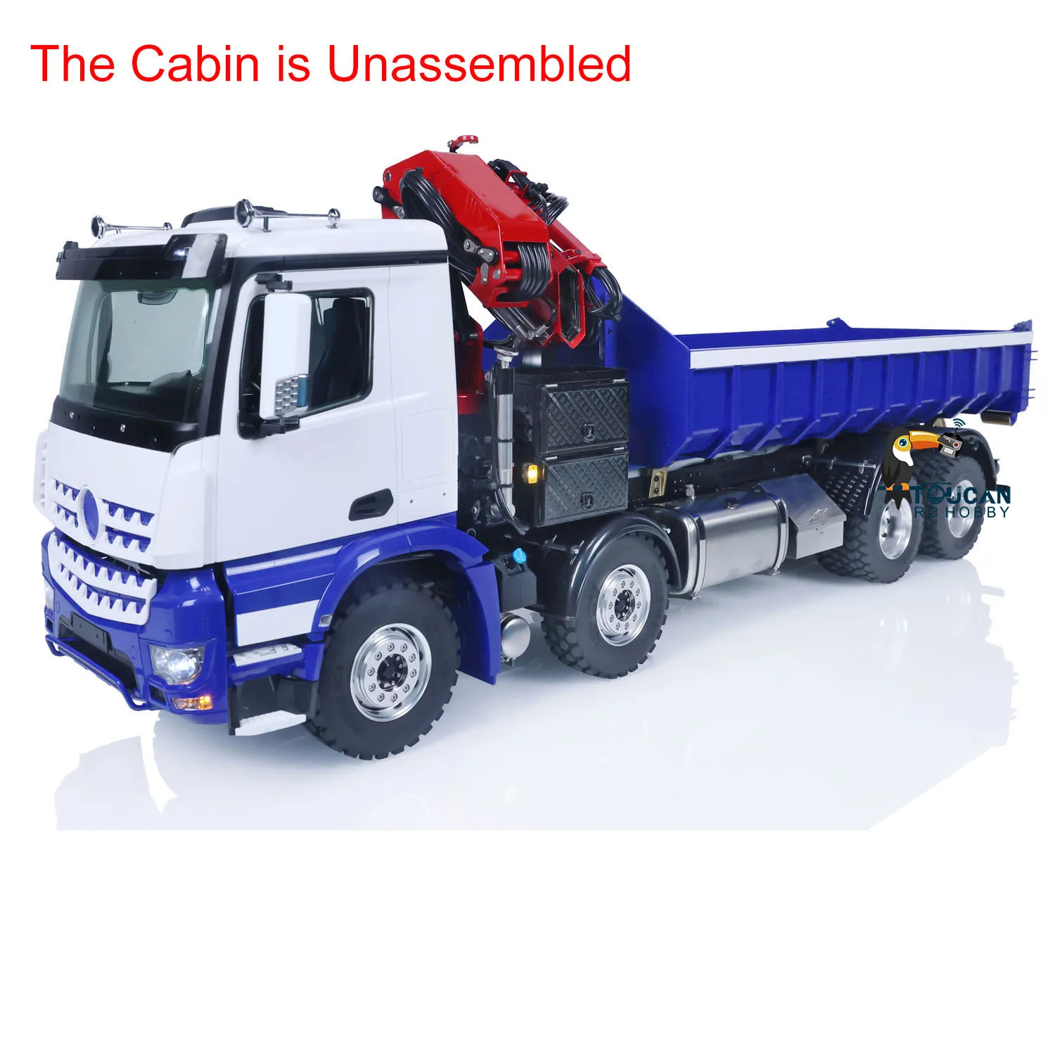 РАСПРОДАЖА LESU 8X8 RC Гидравлический самосвал 1/14 Комплект самосвала Готовый кран с