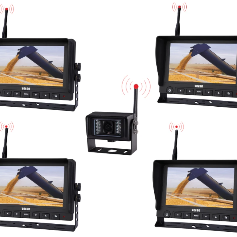 

High Resolution Transmission Multi-monitor for Agriculture Machinery