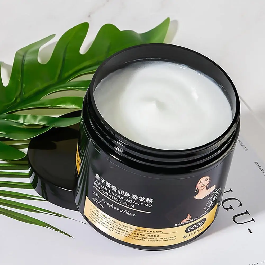 

Волшебная маска для волос с икрой, глубокое разглаживание, выпрямление, повреждение волос, глубокая сушка кожи головы, кератин, мягкий Восстанавливающий уход R6F8