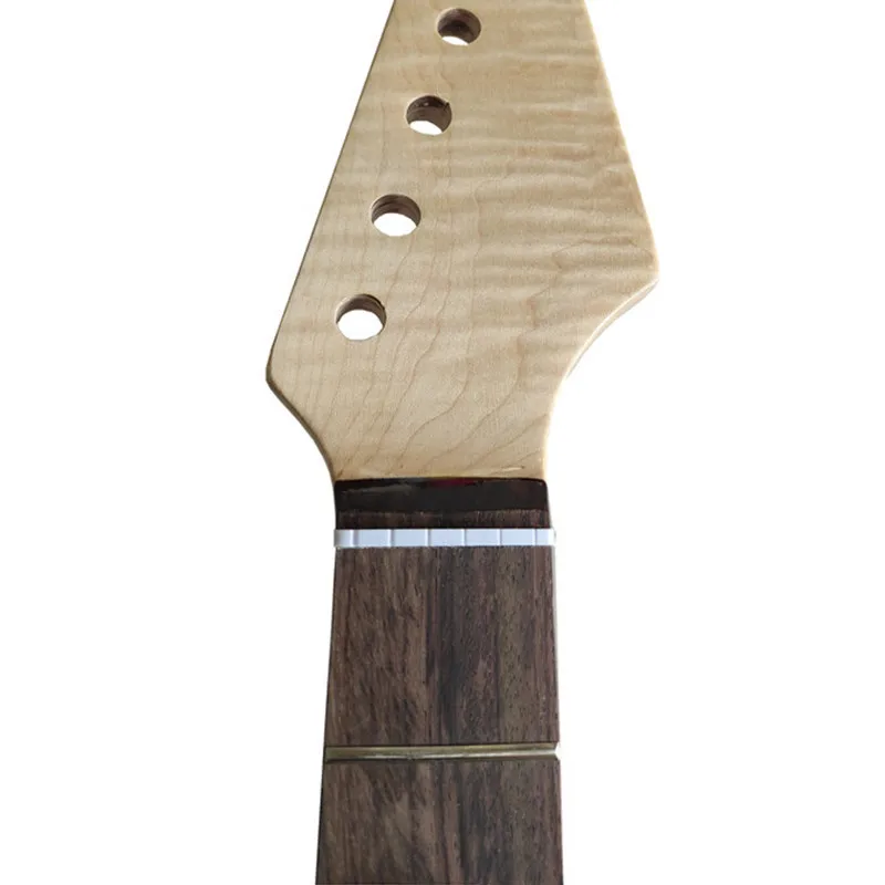 

Disado 21 Frets Tiger Flame Material Maple Rosewood Fingerboard Wood Color Electric Guitar Neck Accessories Parts