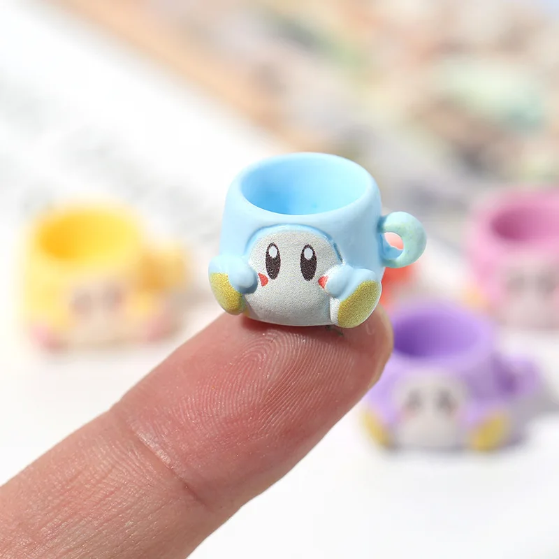20 шт. милые Мультяшные Кубки миниатюрные фигурки кабошоны из смолы для рукоделия