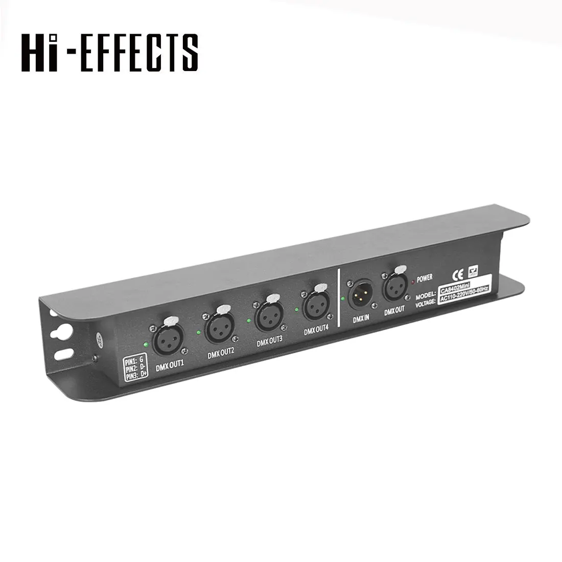 

4 порта DMX512 и 4 разветвителя мощности для дискотеки