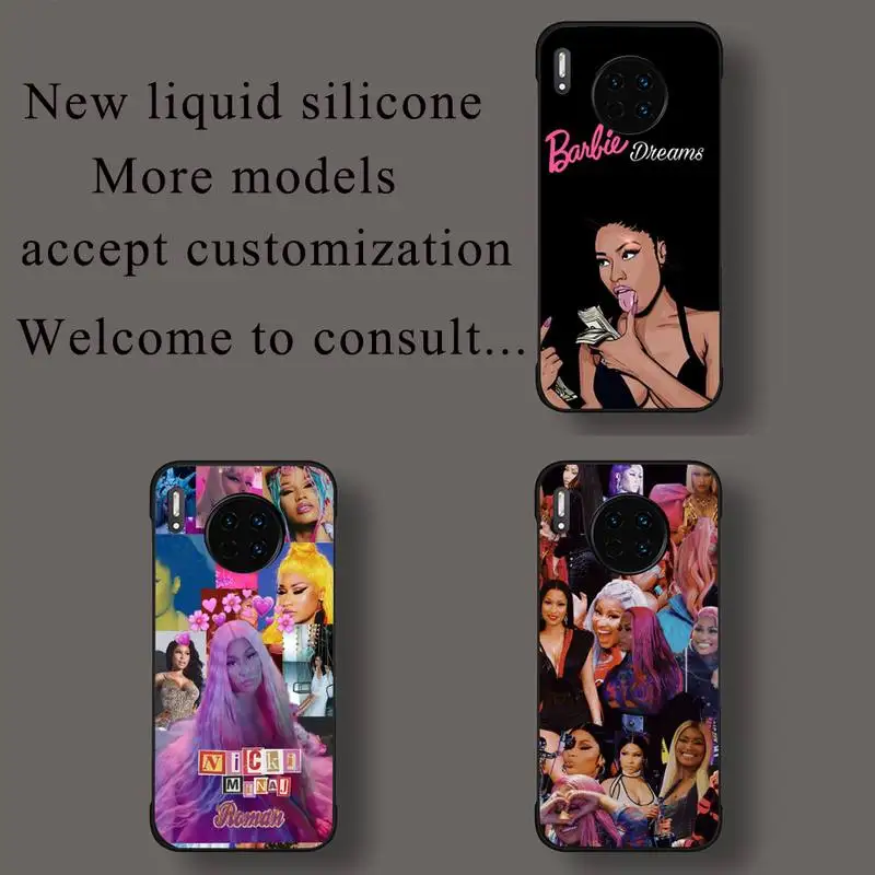 Чехол для телефона Huawei honor Mate 10 20 30 40 i 9 8 pro x Lite P smart 2019 nova 5t с изображением американской рэперши Nicki Minaj.