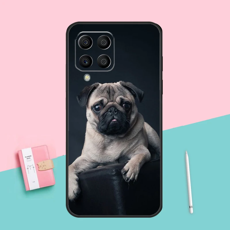 Чехол для телефона Pug Dog с французским бульдогом Samsung Galaxy M53 M33 M23 M13 M12 M22 M32 M52 M20 M14 M54