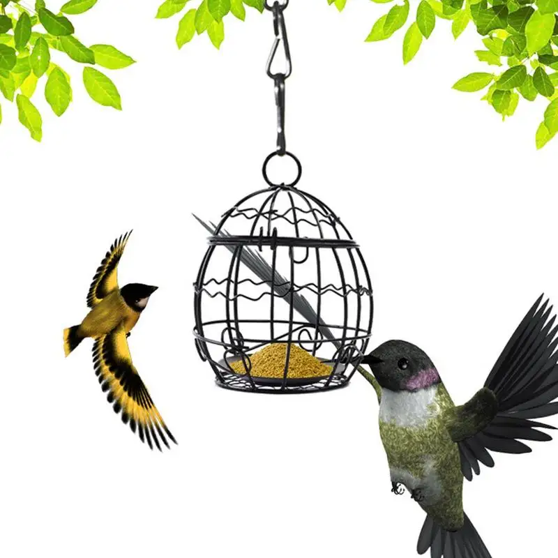 S Metal Automatic Hummingbird Bird Spiral Feeding Tool For O