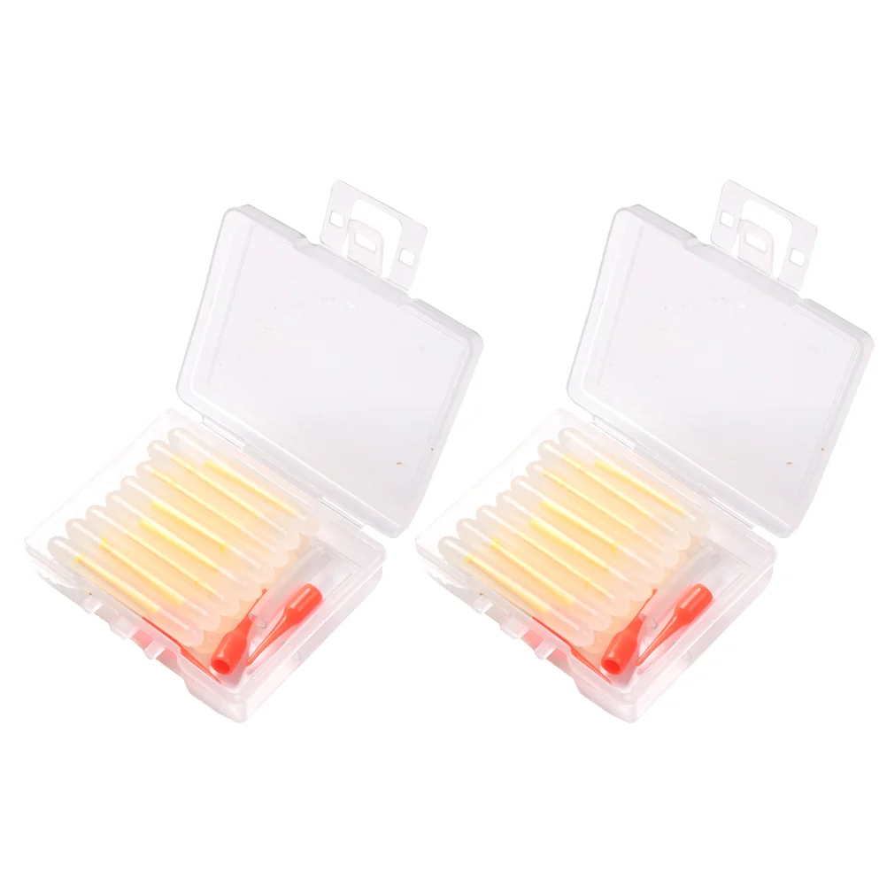 

30 PCS Practical Fishing Fluorescent Light Fishing Rod Float Dark Glow Stick for Outdoor Fishing