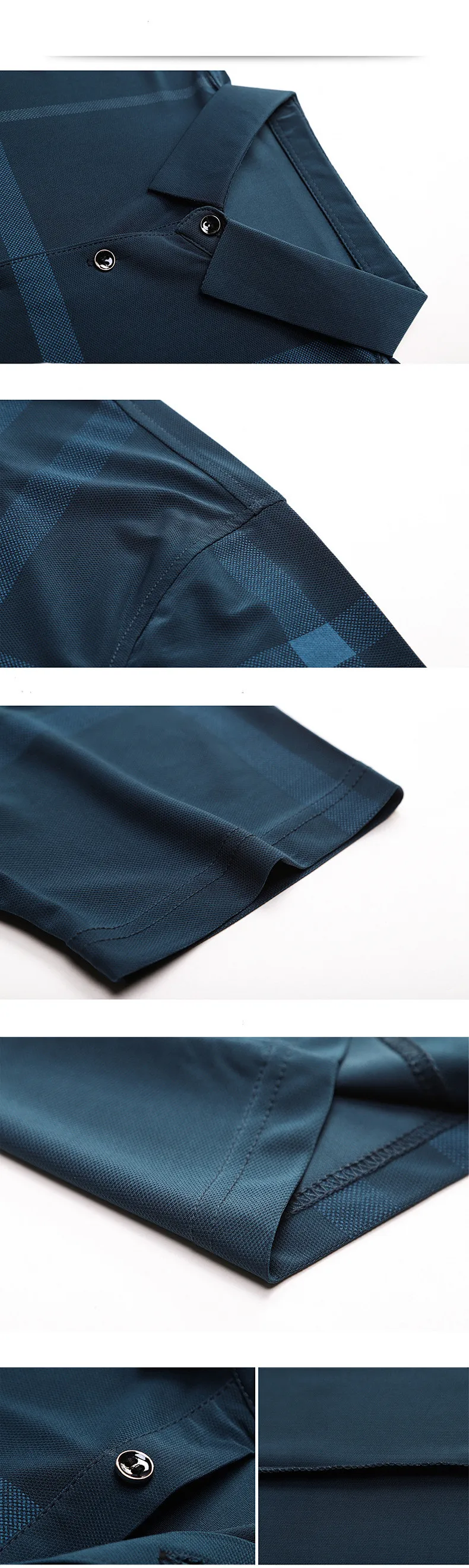 Embroidered summer golf short sleeved middle-aged men's casual silk half sleeved T-shirt men's clothing ice silk polo shirt