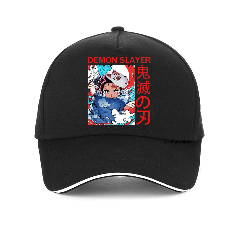 

Хит продаж, забавные мужские кепки в стиле аниме, рассекающий демонов, летняя кепка в стиле хип-хоп для мужчин, Кепка для рассекающих демонов