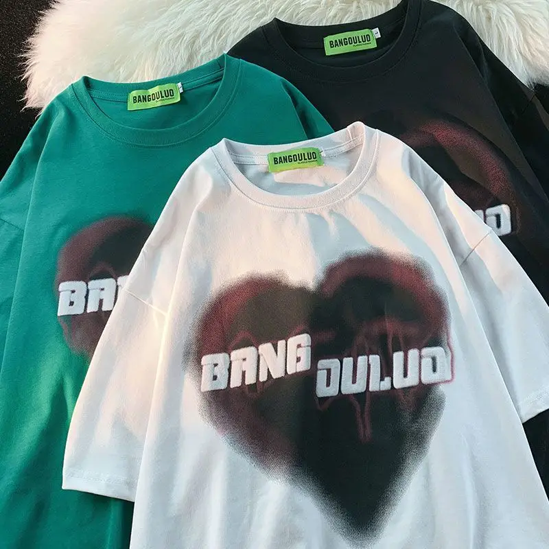 

Футболка с коротким рукавом и принтом в стиле хип-хоп