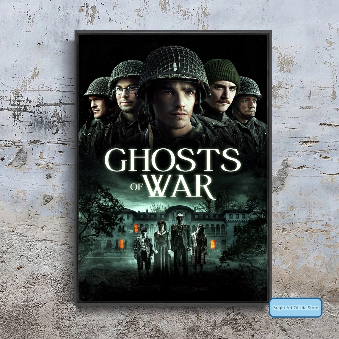 

Чехол с изображением призраков войны (2020), плакатов с изображением фильма, настенное искусство, домашний декор (без рамки)