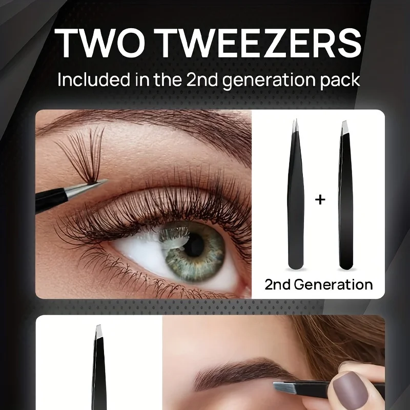 1/3/6 шт. увеличительное зеркало и набор пинцетов для бровей зеркала макияжа с