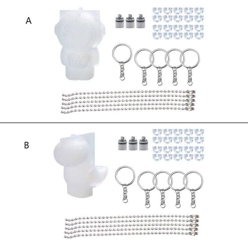 

Прозрачная эпоксидная форма «сделай сам», силиконовая форма для подвесок, астронавт, динозавр, зеркальная форма для рукоделия, силиконовая форма, инструмент для изготовления ювелирных изделий
