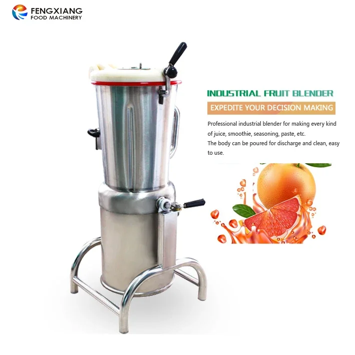 

Fengxiang Industrial Stainless Steel Variable Speed Electric Blender Fruit Juice Making Machine Supplied