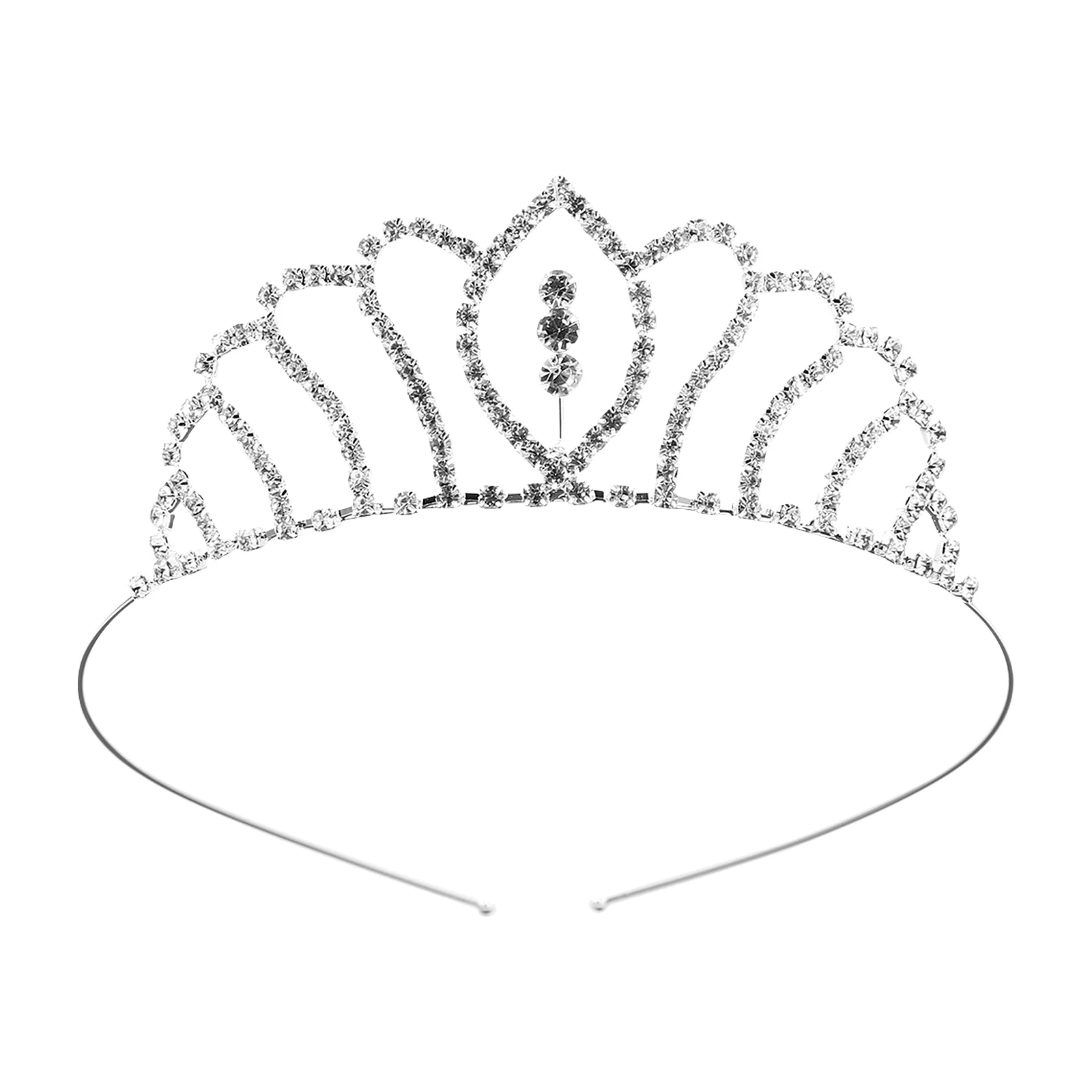 

Girl Birthday Party Crown Headband Shining Tiara Hairband Kids Headdress