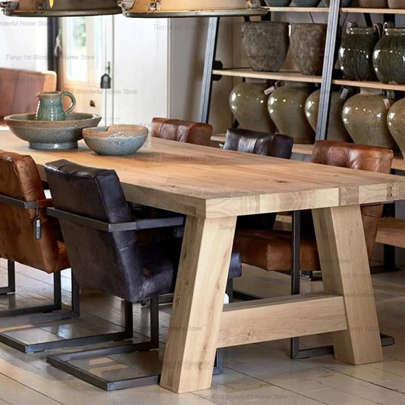 Скандинавские деревянные обеденные столы кухонная кофейная столовая