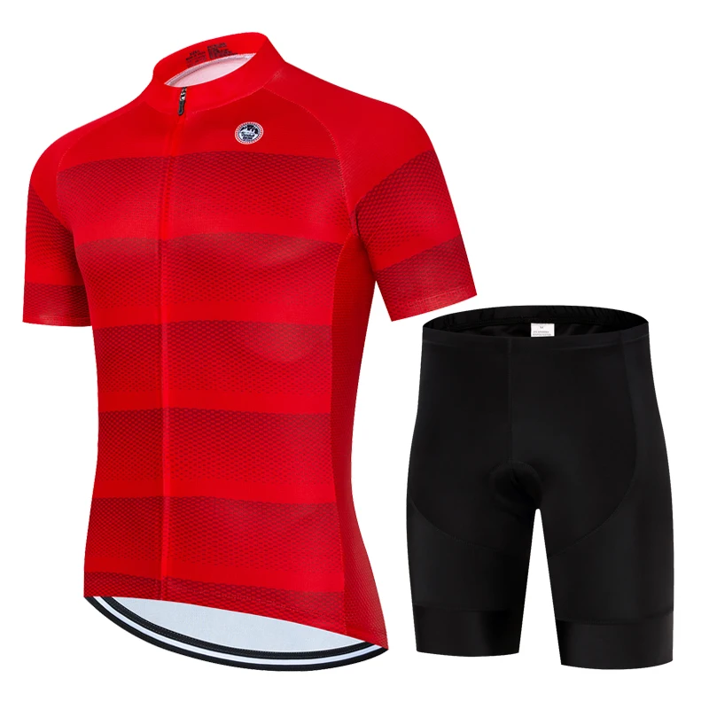 Профессиональный мужской велосипедный трикотаж 2024 комплект из полиэстера