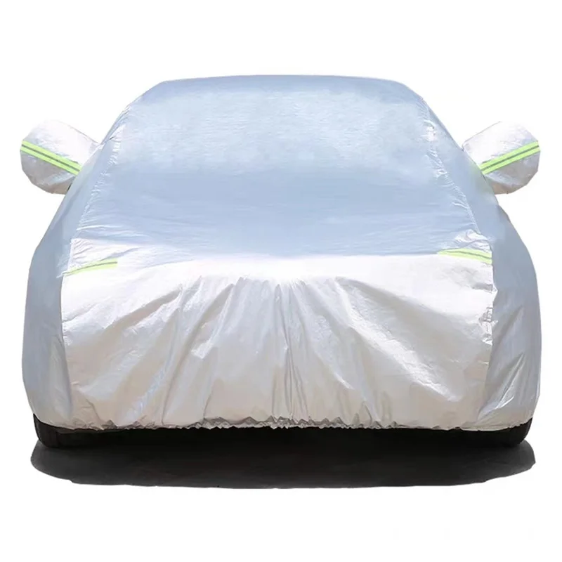 

Универсальный автомобильный чехол седан, полные чехлы со светоотражающей полосой, защита от солнца, пыленепроницаемый и водонепроницаемый, устойчивый к УФ-излучению, царапинам, M-XL