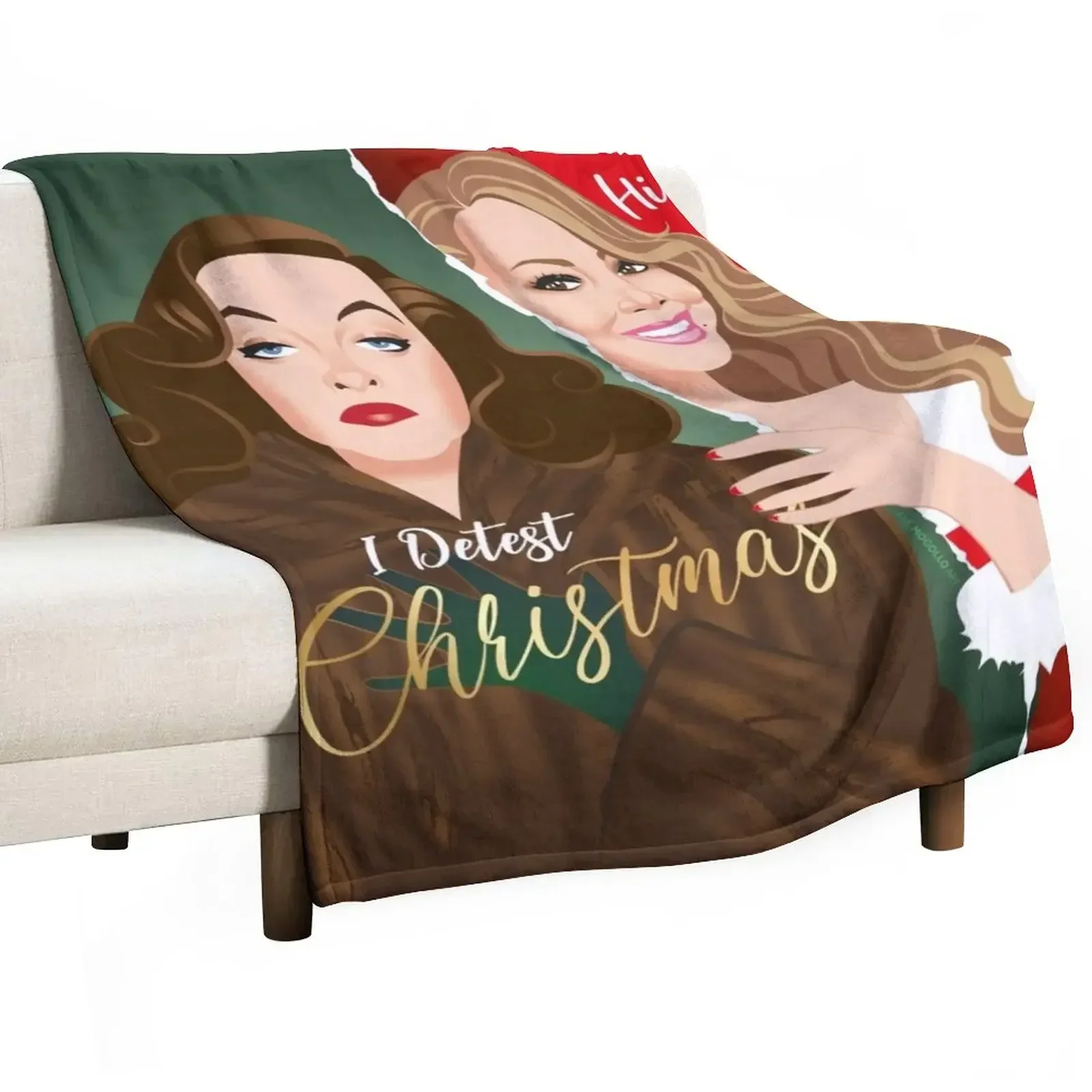 Обнаруживающее рождественское одеяло мягкие зимние кровати роскошные