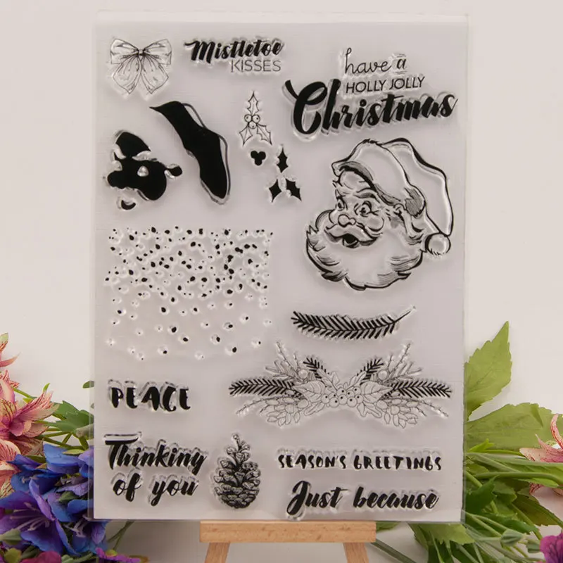 

Scrapbook Dies Arrivals Clear Stamps And Dies Rubber Stamps For Card Making Wax Silicone Silicone Stamp Christmas Stamps
