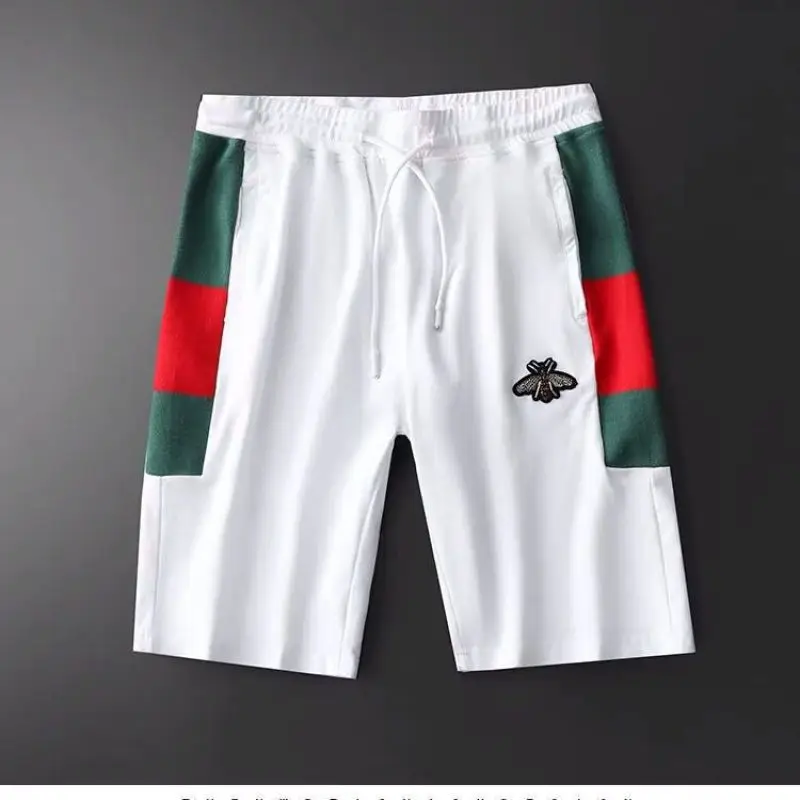 Men's Suit 2023 Spring and Summer New Short-sleeved T-shirt Five-point Pants Two-piece Large Size Men's Clothing