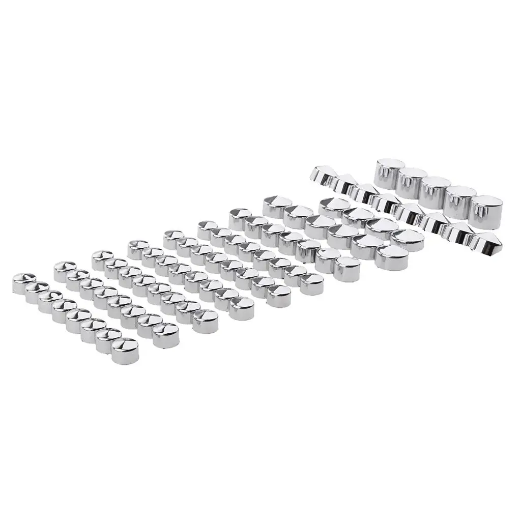 

For 1991-2012 Glide Twin Cam Toppers Bolt Caps Cover Kit Chrome