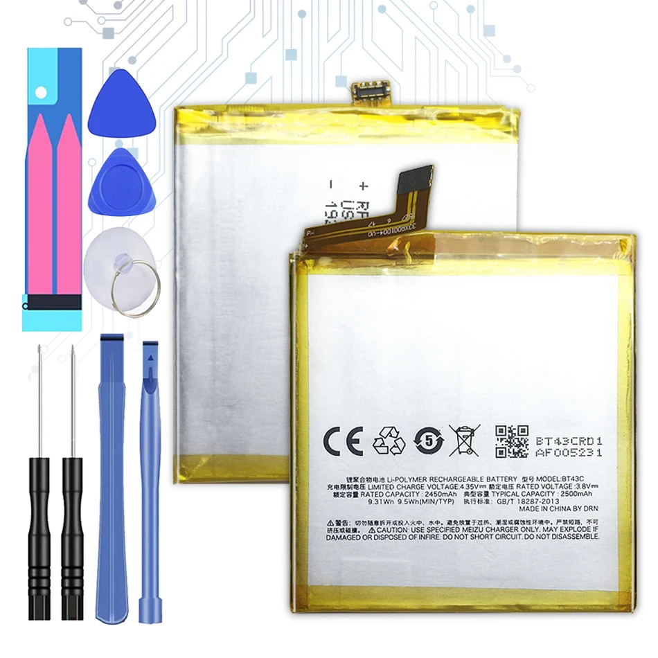 

Фотобатарея BT43C для Meizu Meilan 2 M2 mini M2mini M 2 Mini Smart Cell