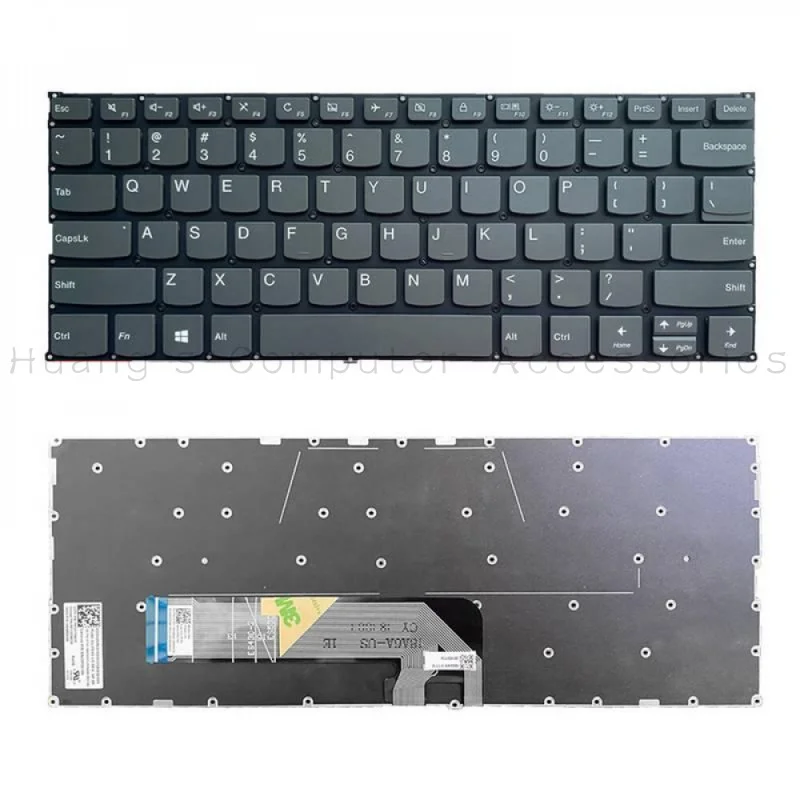 Фото Сменная клавиатура с подсветкой SS+ для ноутбуков Lenovo IdeaPad C340-14, C340-14API, C340-14IML, C340-14IWL, запасная часть. №2