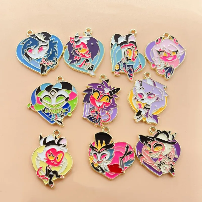 

10 шт., эмалевые серьги в виде животных