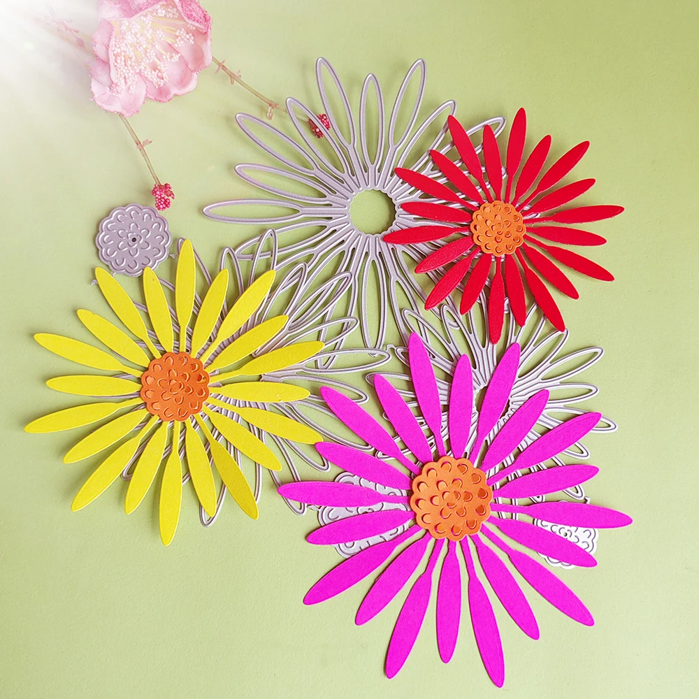 

Изысканные 3 цветы, штампы с тычинками, рельефные украшения для фотоальбома