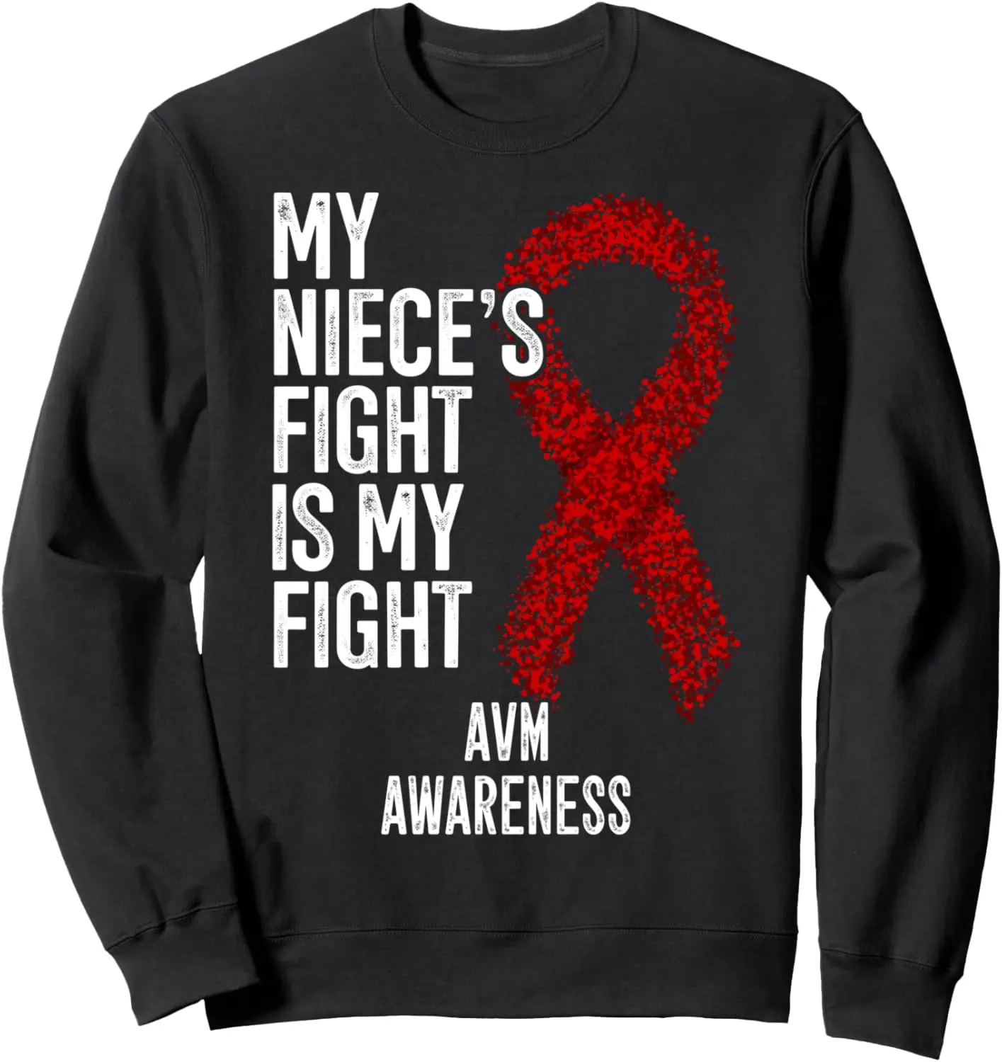 Толстовка AVM Arteriovenous Malformation My Nce's Fight Is